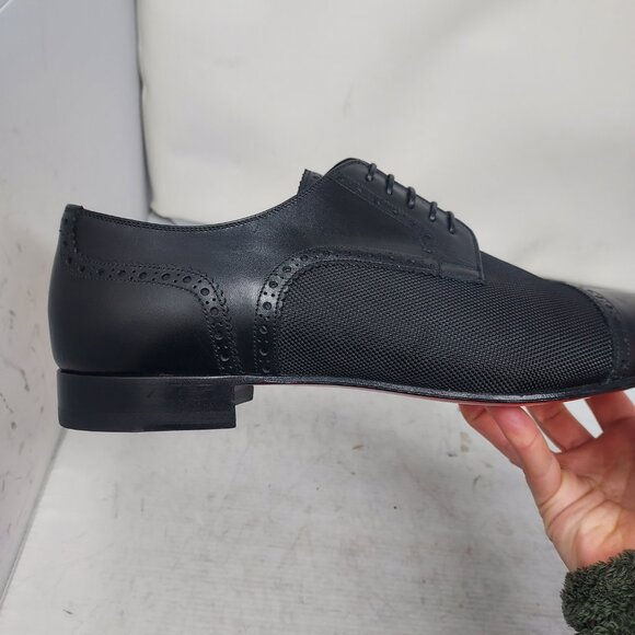 Christian Louboutin Black Mens Eygeny Lace Up Shoe main image 12